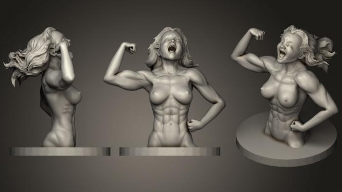 Figurines of girls (STKGL_0246) 3D model for CNC machine